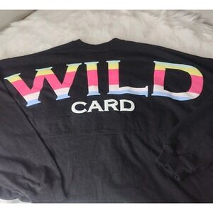 Spirit Jersey Wild Card Las Vegas Long Sleeve Black Large Casino Cards Suits